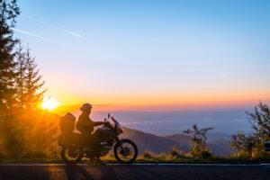 Biker in Rumänien